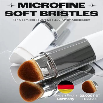 Korean 2‑in‑1 Color‑Changing Foundation Stick with Travel Brush Regular price